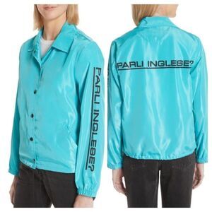Ashley Williams Parli Inglese Coach Jacket Sz L